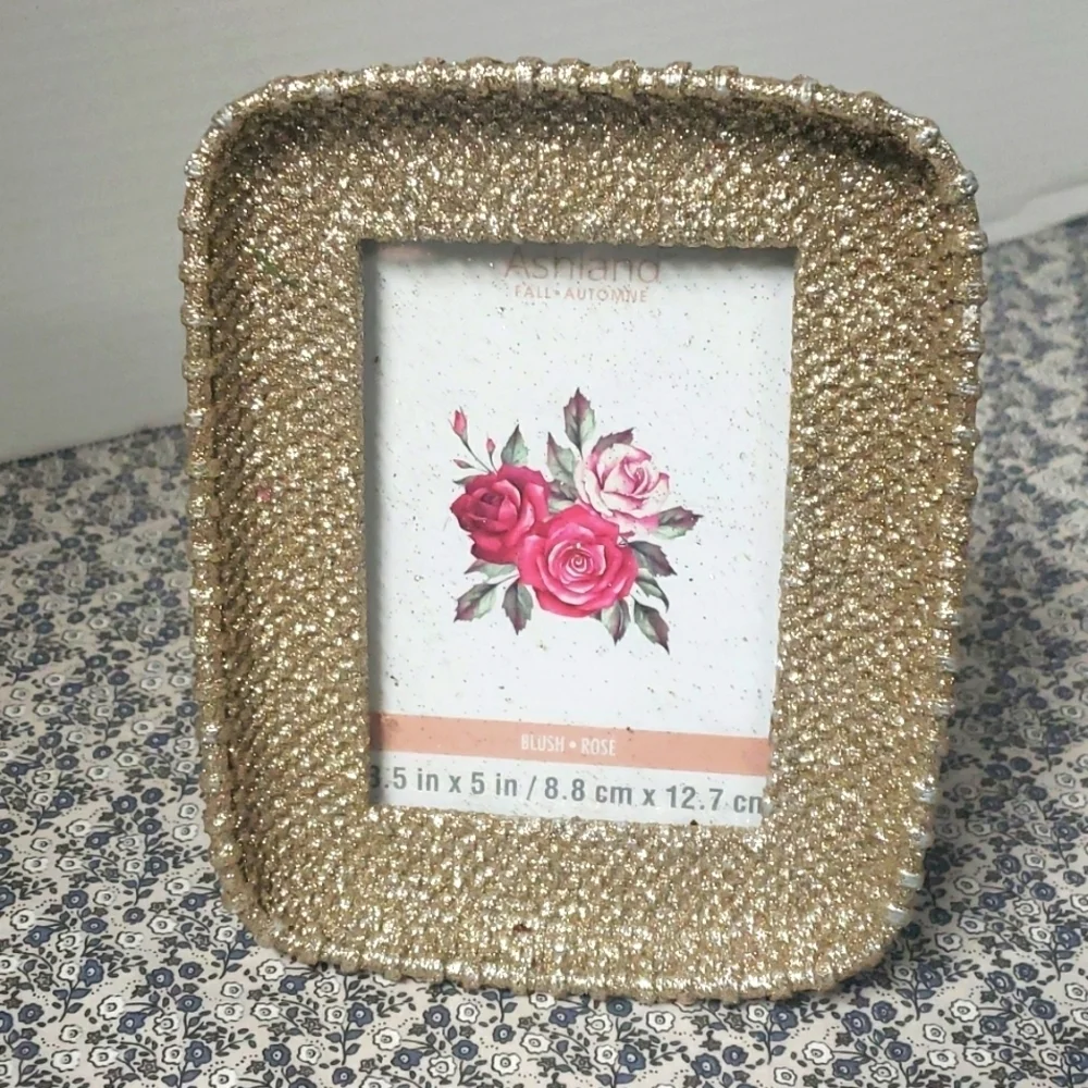 Ashland gold glittered picture frame
